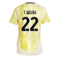 Camisa de time de futebol Juventus Timothy Weah #22 Replicas 2º Equipamento Feminina 2024-25 Manga Curta